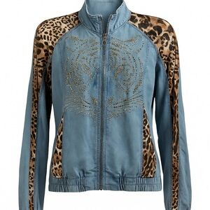 Women fancy zipper jacket